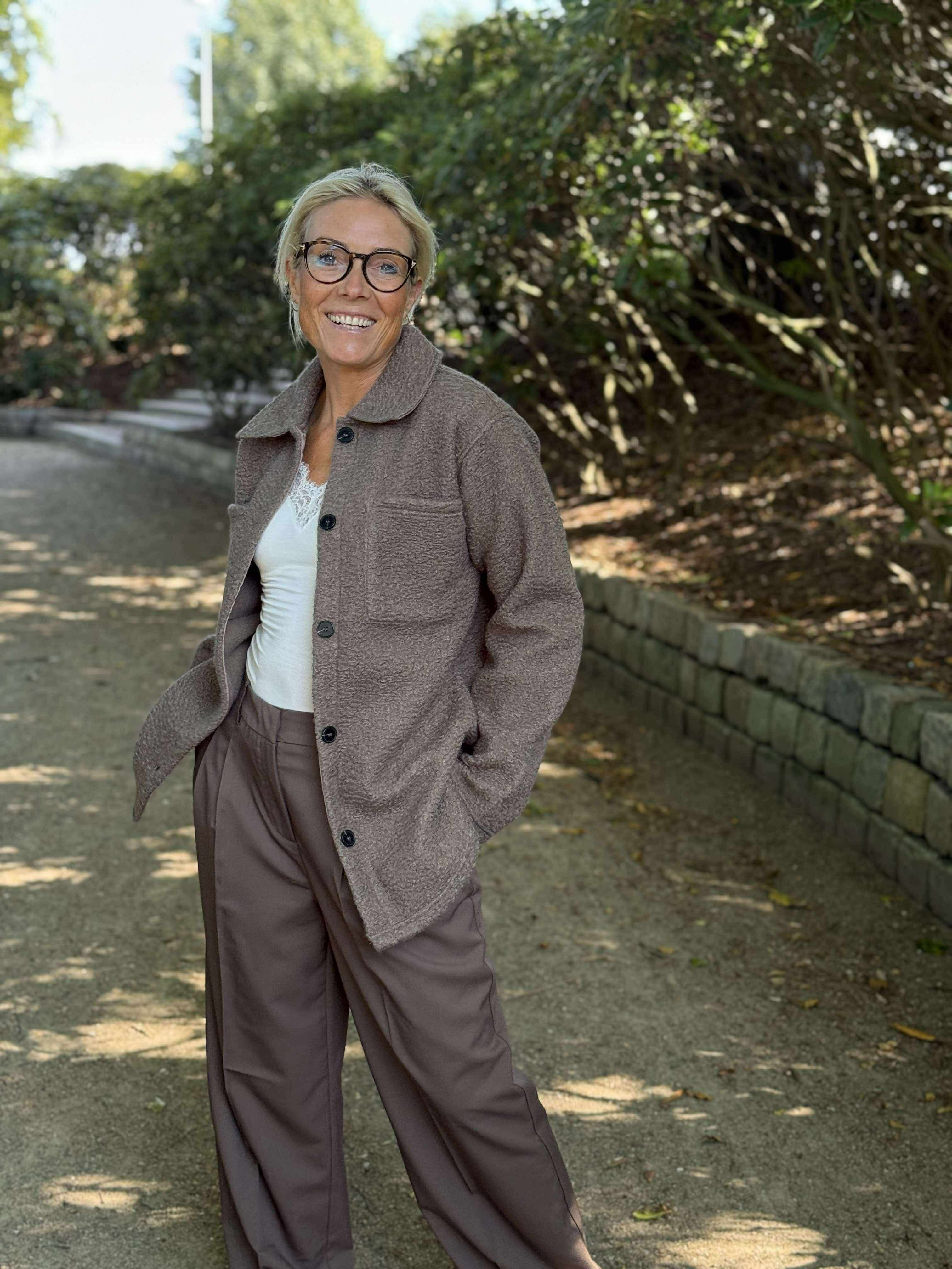 PCOLINE Shacket - Morel